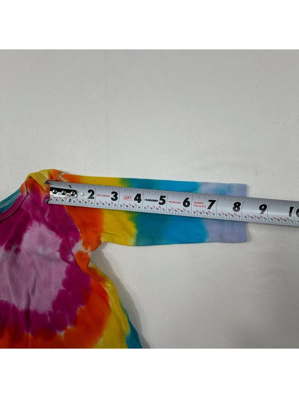 Carter's 6 Months Tie-Dye Long Sleeve Baby Bodysuit with Heart Design